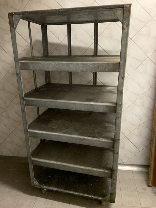Wózek na jajka 24szt Regał stalowy ocynk na kółkach transportowy