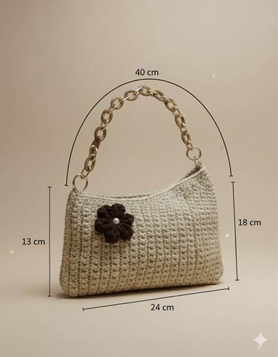 Bolsa de Crochê - Peça Única