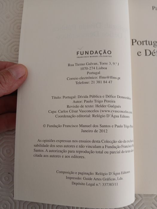 Portugal:  Dívida Pública  e Défice Democrático