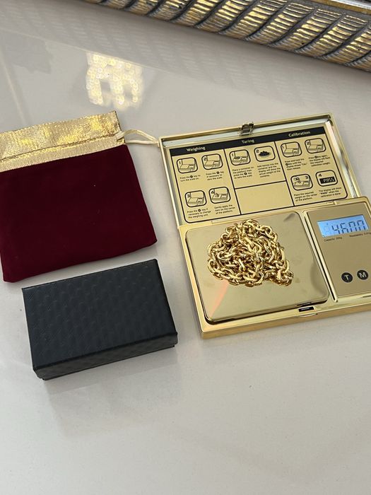 Złoty łańcuszek pozłacany 585 14K Nowy