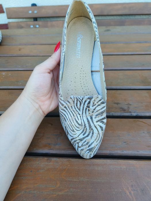 Baleriny wzór zebra