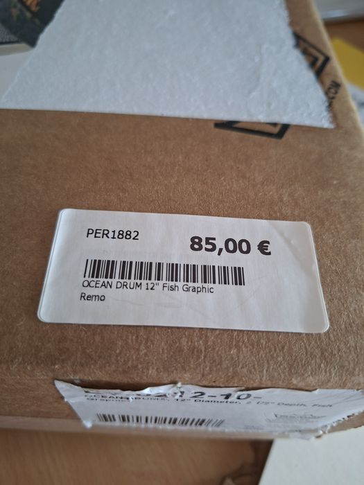 NOVO! Ocean Drum 12" da marca REMO c/PORTES GRÁTIS