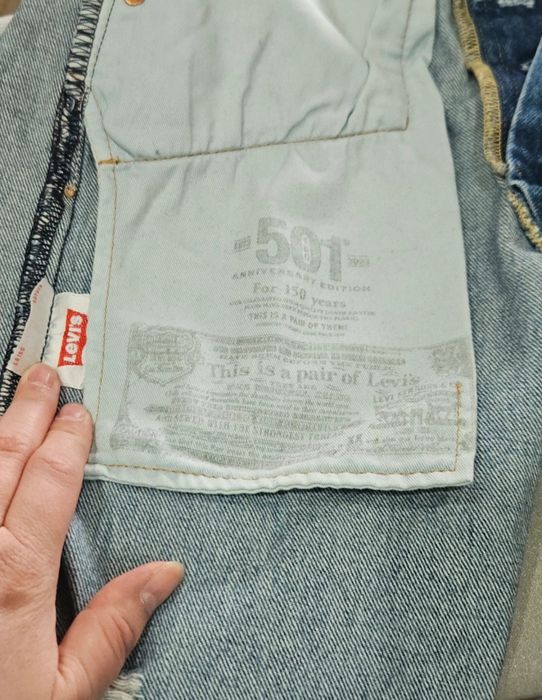 Męskie Spodnie Levi's 501 W30 L32 rozmiar