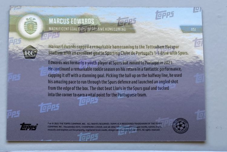 Carta Marcus Edwards