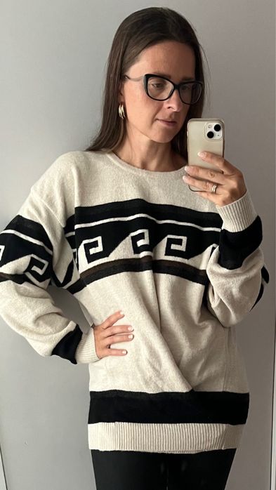 Sweter Samuel Isabel Marant 38 aztec alpaka wełna