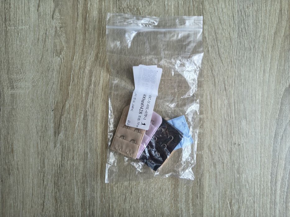 Zestaw przedłużek do biustonosza 2 haftki