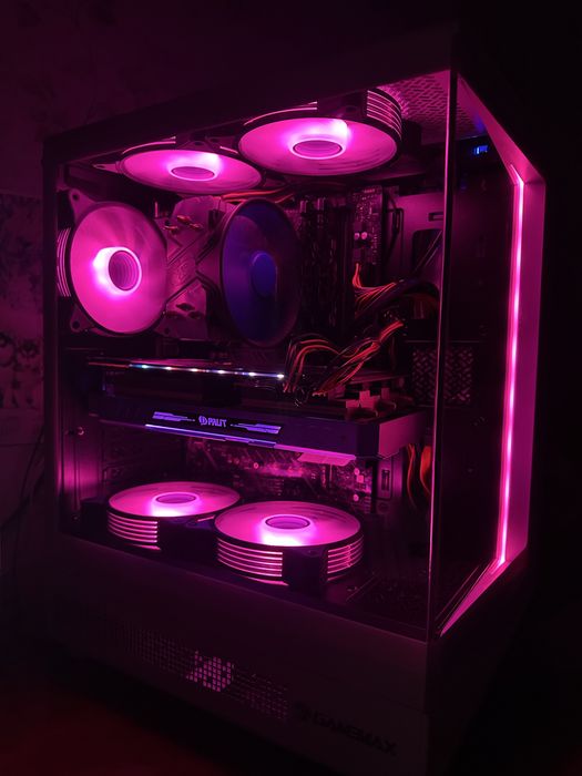 Продам свій пк Ryzen 5600x +palit 1080ti 11gb ,  2k180гц, ssd512