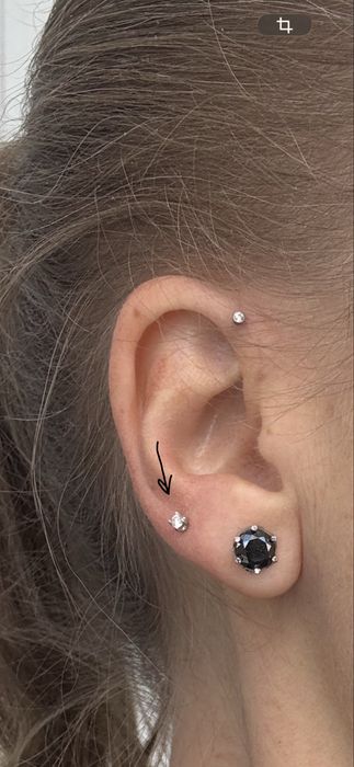 Моно сережка пусет гвоздик золото діамант бриллиант sova