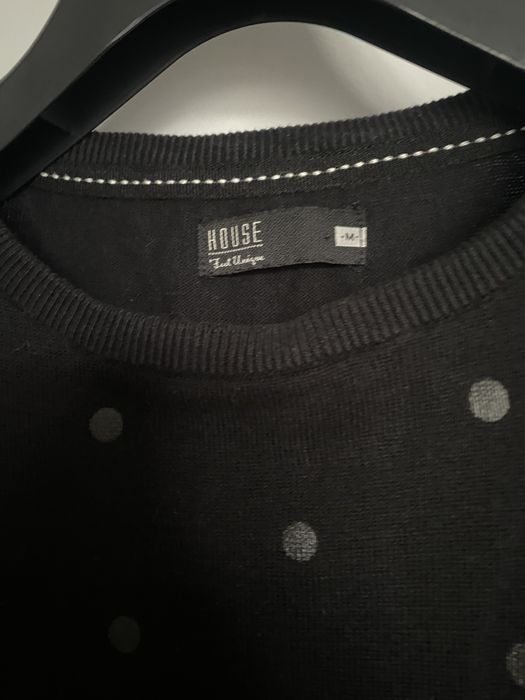 Sweter w kropki damski