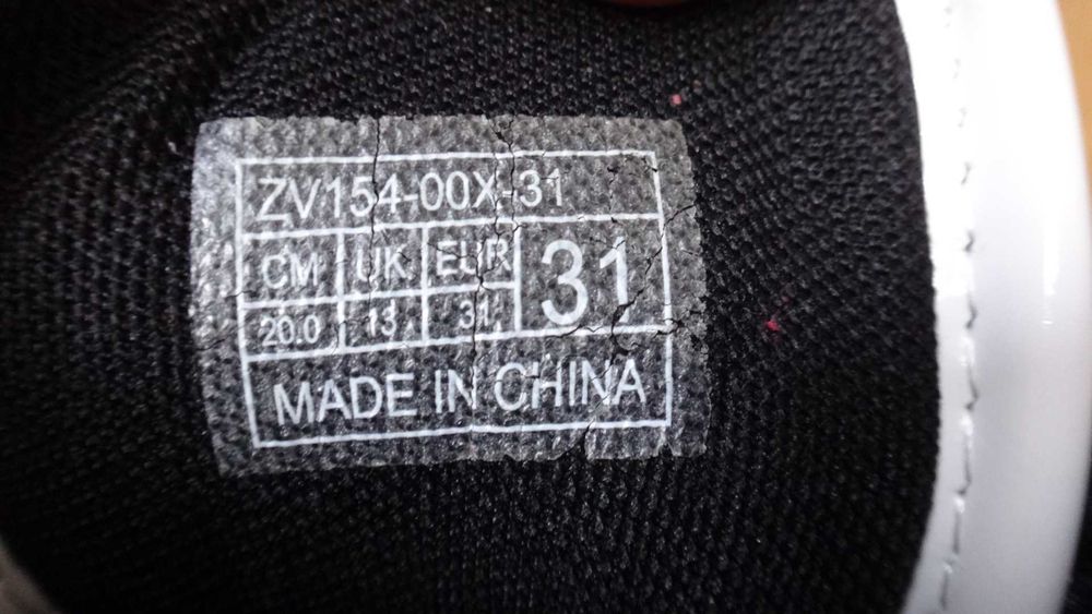 Buty botki białe dziewczęce rozmiar 31 stylizowane na Martens