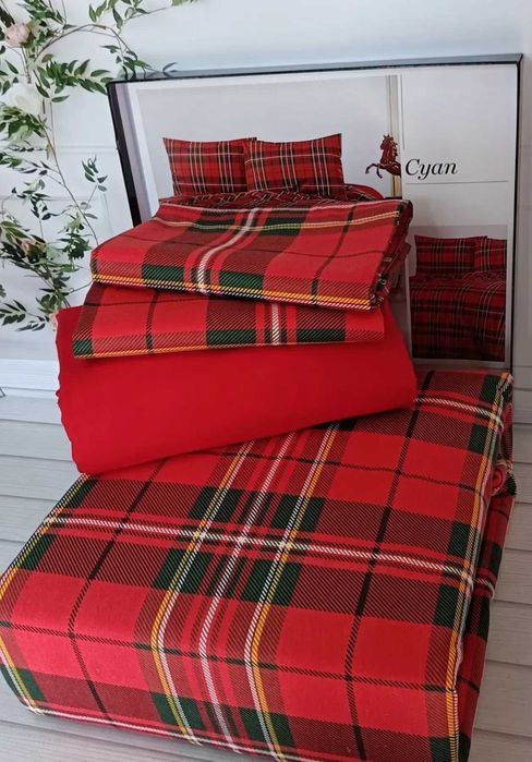 Тепла постільна білизна з Фланелі. Євро розмір. Туреччина. 100 %хлопок