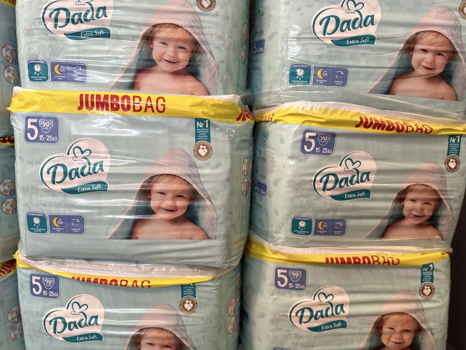 Акція!Памперс dada jumbo bag extra soft extra care підгузки памперси