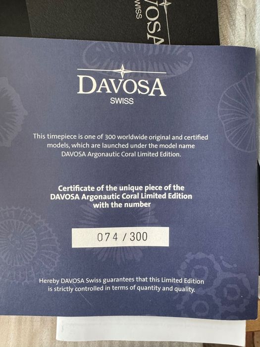 Davosa Agronautic Limited Edition