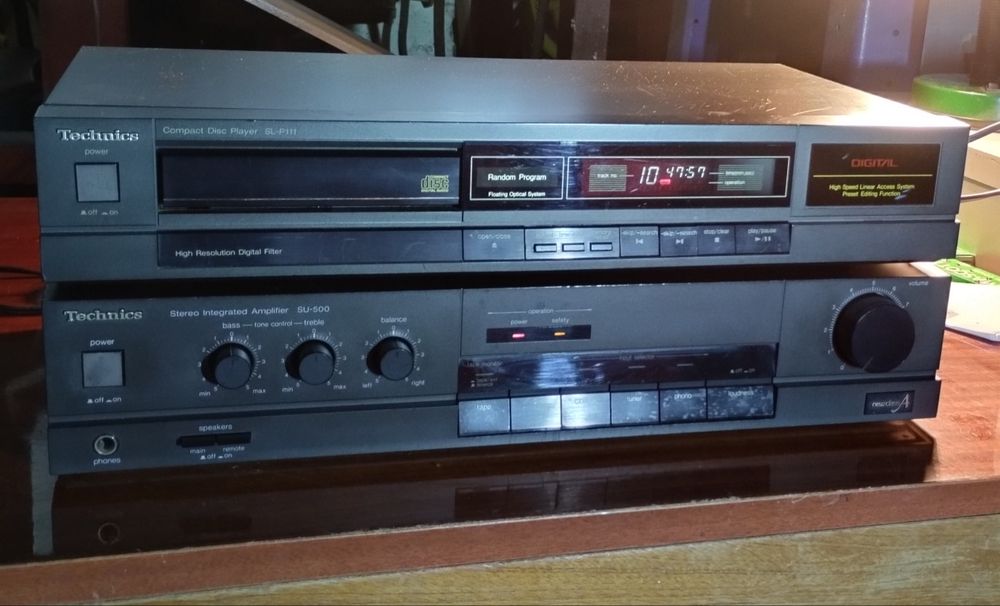 Technics SU-500 + Technics SL-P111