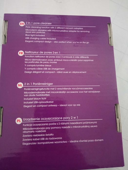 Vitalmaxx urządzenie oczyszczające skórę pory 2w1