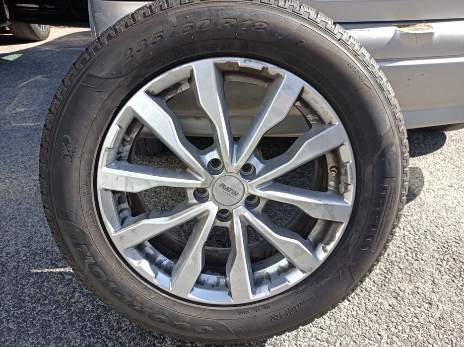 4 Jantes Platin + Pneus Pirelli seminovos
