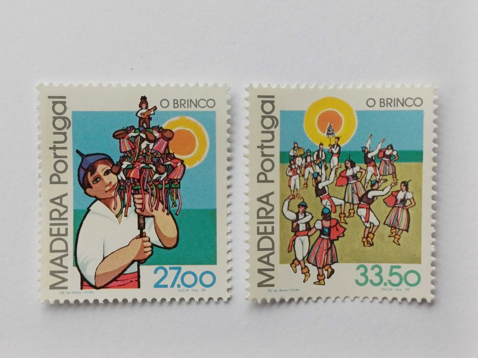 Filatelia - Portugal - Madeira, etnografia regional - O Brinco, 1982