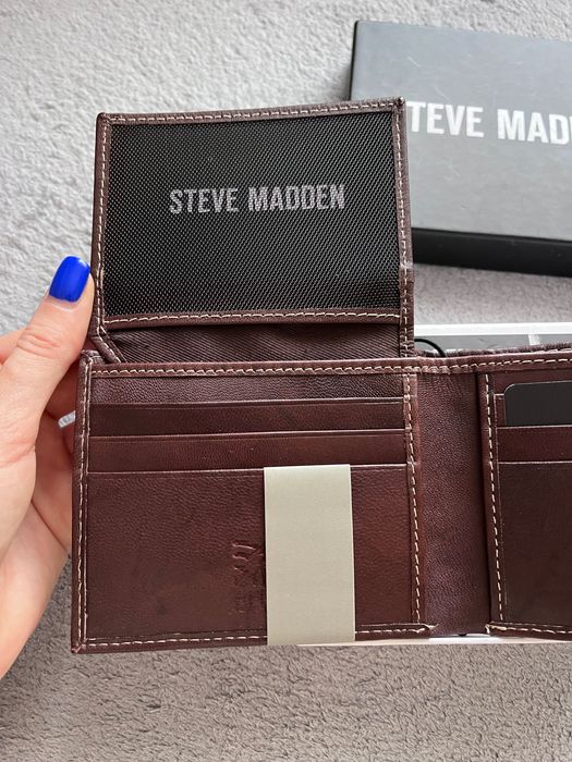 Чоловічий шкіряний гаманець Steve Madden