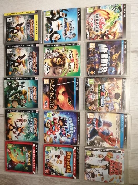 PS3 Gry dla dzieci lego, marvel, rayman różne tytuły