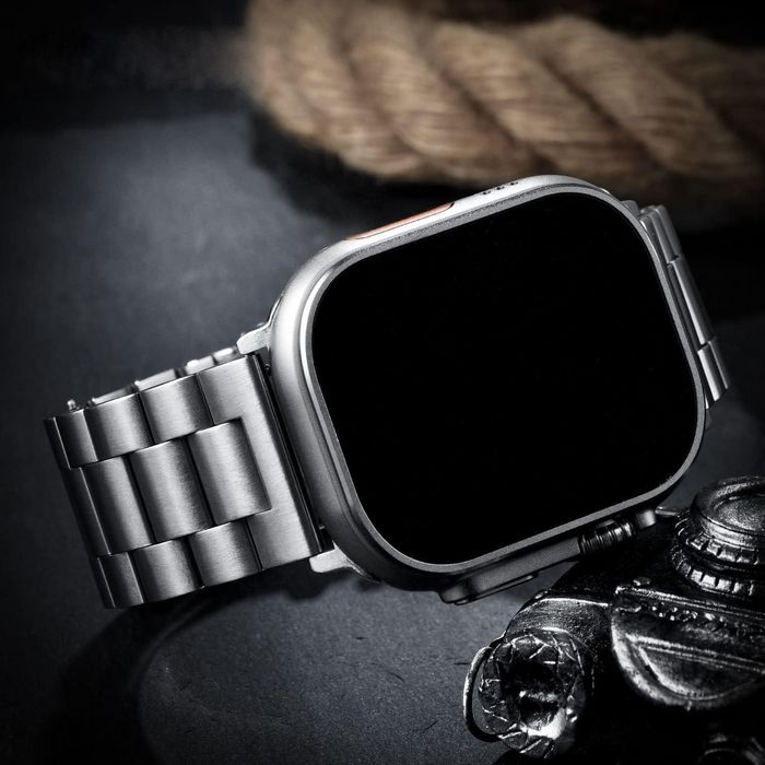 Металевий ремінець та чохол для apple watch