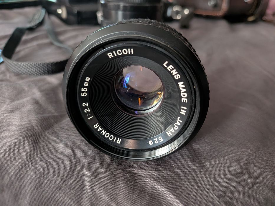 Obiektyw Ricoh Riconar 55mm f/2.2 (Japan) – Stan idealny