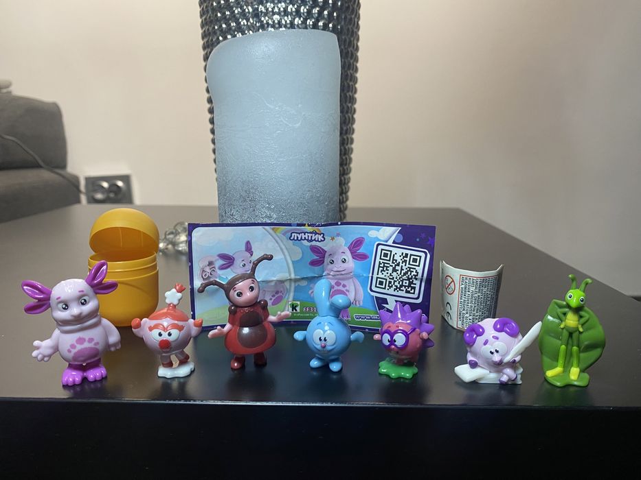 Лунтік іграшки лунтик киндер игрушки коллекция