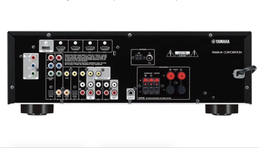 Amplificador -YAMAHA HTR-3063 como novo