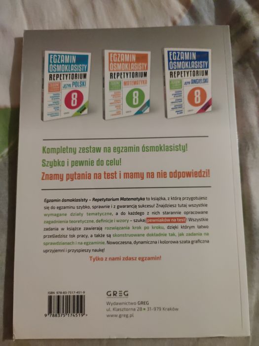 Egzamin Ósmoklasisty repetytorium Matematyka