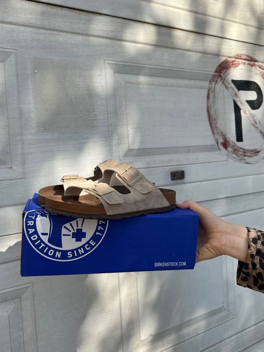 Біркенштоки сірі, чорні, беж, білі та беж з камінцями 36-40 розміри