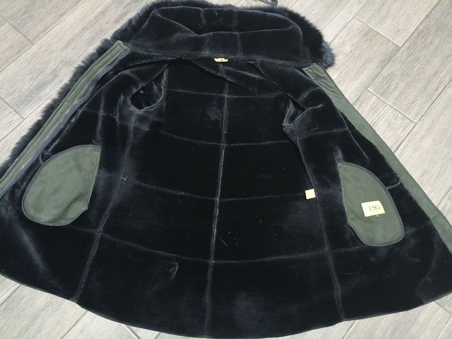 Женская дубленка с натуральным мехом