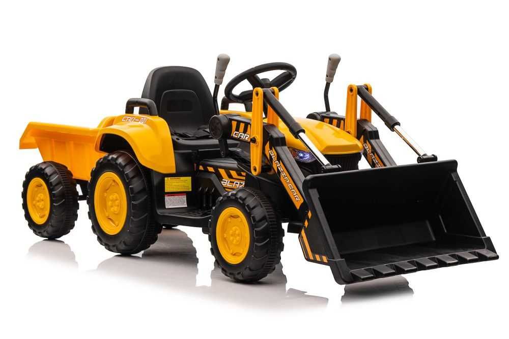 Koparka Traktor na Akumulator łyżką przyczepa Auto na akumulator