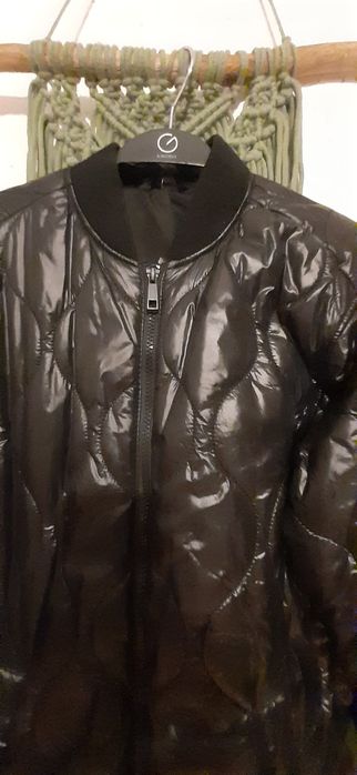 Kurtka czarna bomberka H&M