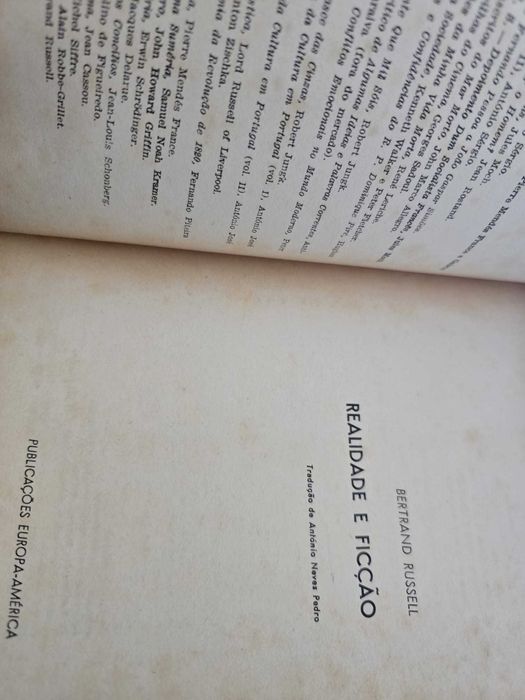 Realidade e Ficção – Bertrand Russell