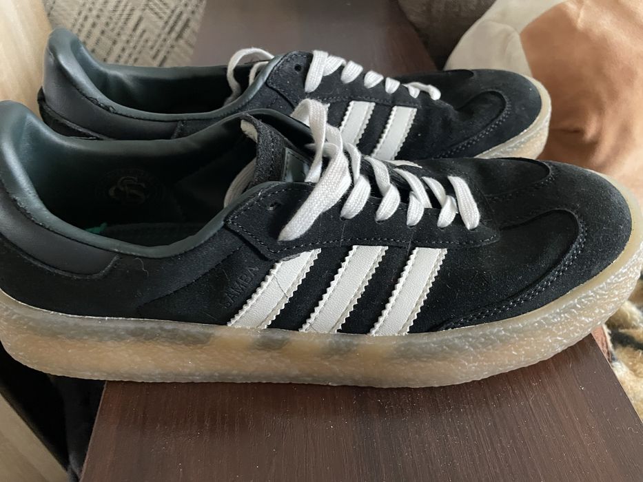 Чоловічі кросівки кросіadidas samba x ronnie fieg x clarks black green