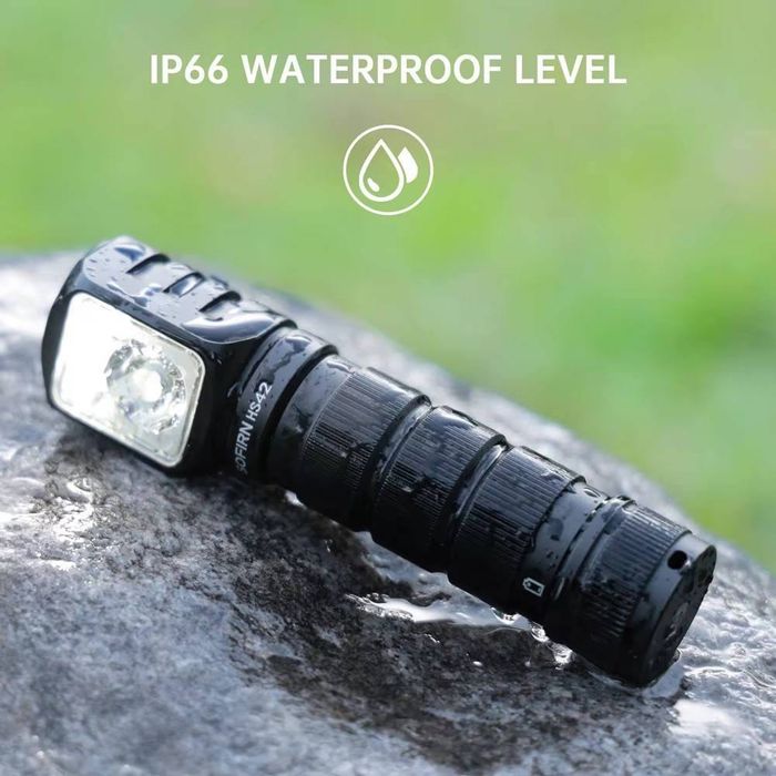 Ліхтар sofirn hs42 налобний кутовий 2100 люмен usb-c black