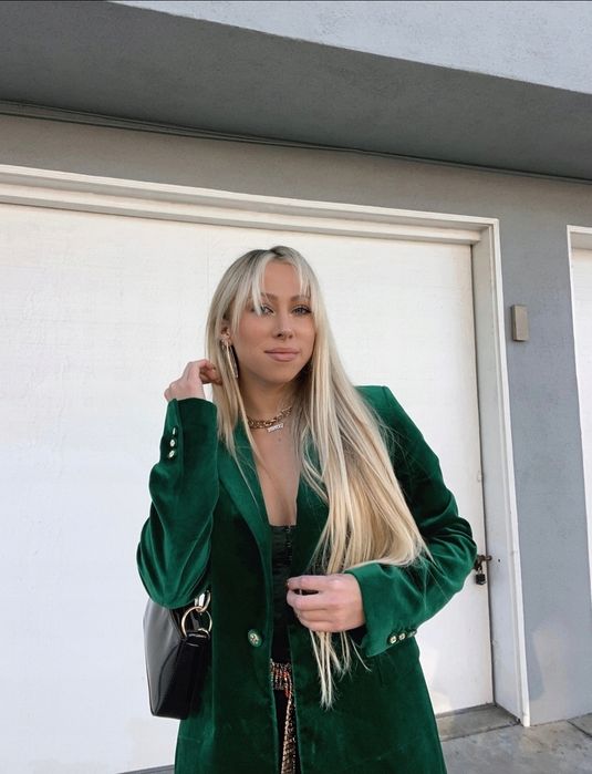 Marynarka Zara  szmaragdowa