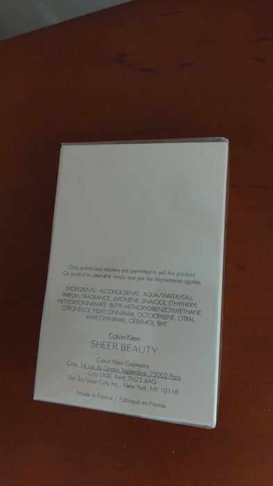 woda toaletowa Calvin Klein CK Sheer Beauty 30 ml EDT
