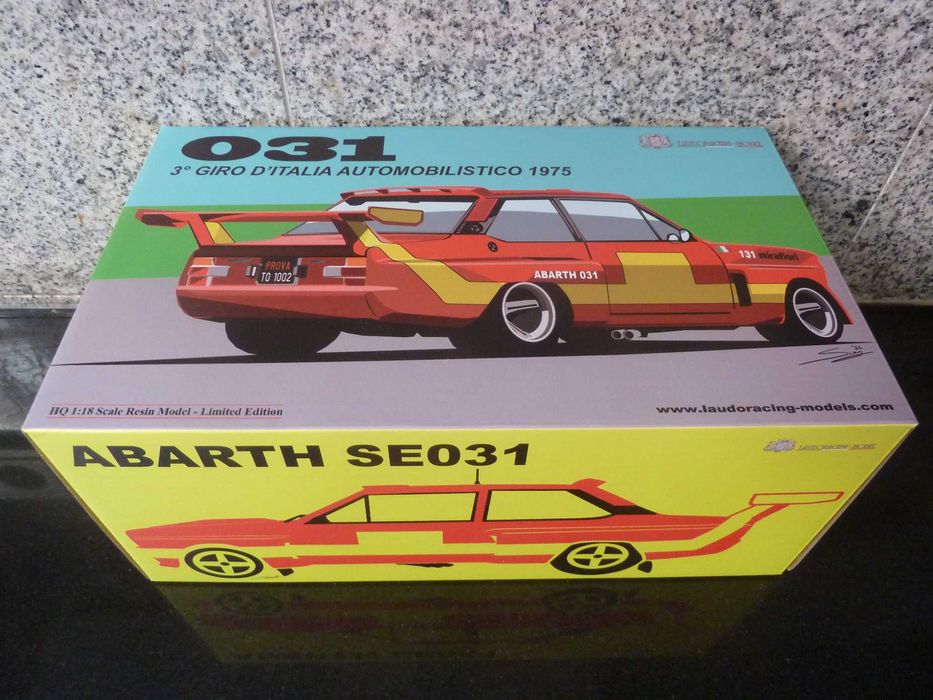 1:18 Laudoracing, Fiat Abarth 031, Giro d'Italia, AutoArt Minichamps