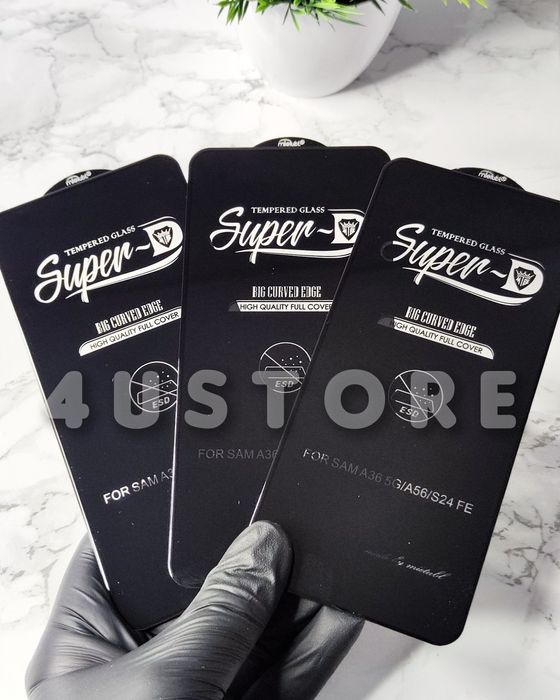 Защитное стекло Mietubl на Samsung A56 5G прочное качественное