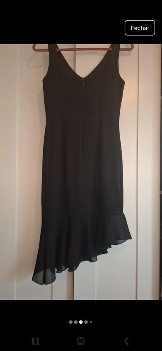 Vestido cerimónia preto vintage