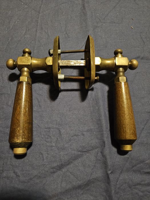 Klamki mosiężne vintage