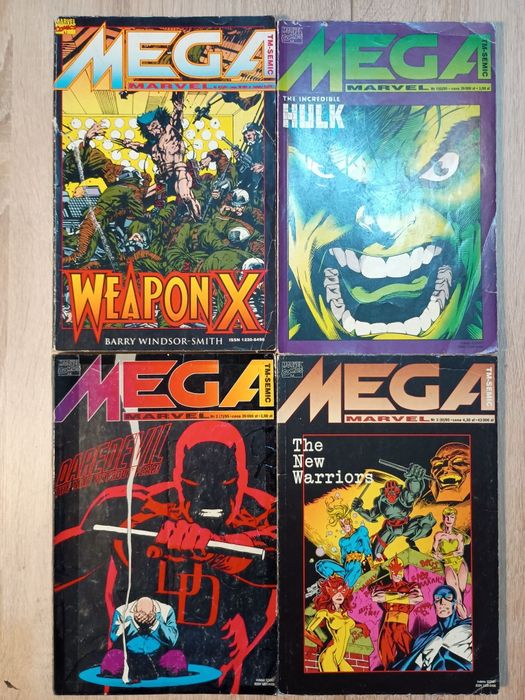 Komiksy Mega Marvel komplet 20 sztuk