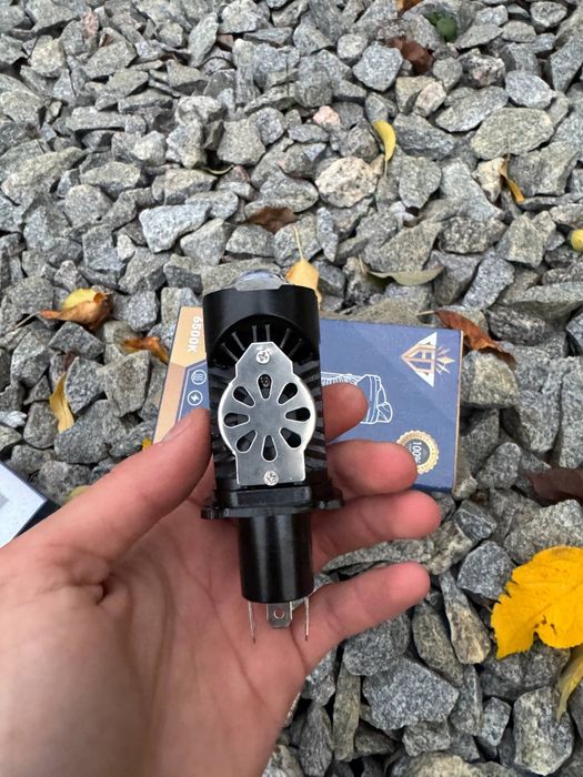 LED | ЛЕД Лінза для авто/мото H4