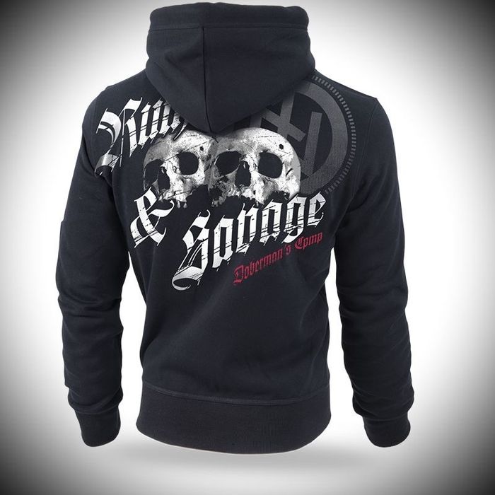 Толстовка мужская худі Dobermans aggressive в ассортименте