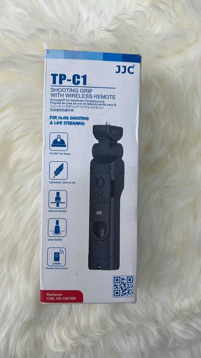 Tripé e Punho JJC TP-C1 com Comando Sem Fios (Para Vlogs / Canon)