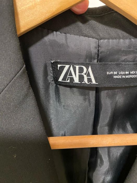 Blaser mulher preto zara