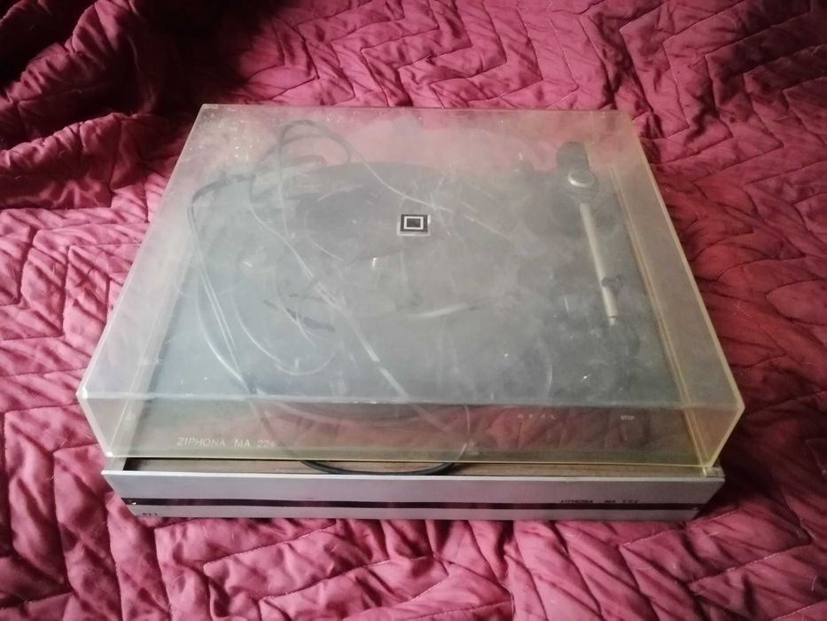 stare gramofony ziphona zestaw 2 sztuki