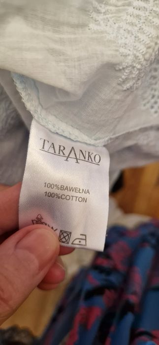 Taranko bawełnjana koszula,bluzka z haftem 40