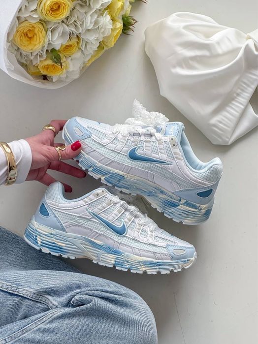 Спортивні жіночі кросівки Nike P-6000 Rideliner Blue найк блакитні