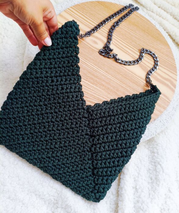 Bolsa em Crochê luxo